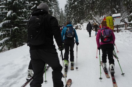 Skitourowe Zakopane. Trasa z Kuźnic na Polanę Kalatówki