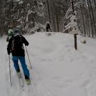 Trasa skitourowa z Doliny Małej Łąki do Doliny Strążyskiej - skitury - skitourowe zakopane - Kościelisko