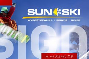 Wypożyczalnia i serwis narciarski Centrum Sun-Ski - wypożyczalnie sprzętu narciarskiego - wypożyczalnia narty snowboard - Witów