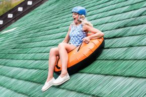 Zjazd pontonem ze skoczni narciarskiej - rekreacja i gry - rekreacja i gry - Zakopane