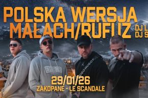  Małach/Rufuz i Polska Wersja w Zakopanem. AFTER: APRÈS-SKI - RFZ B-DAY PARTY - DJ_SPDR -  - koncert - Zakopane