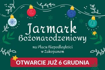 Jarmark Bożonarodzeniowy w Zakopanem - impreza plenerowa - regionalne - Zakopane