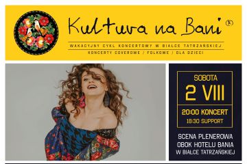 Kultura na Bani - Basia Giewont - koncert - koncerty - Białka Tatrzańska