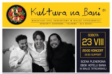 Kultura na Bani - grupa Cumbancheros - koncert - koncerty - Białka Tatrzańska