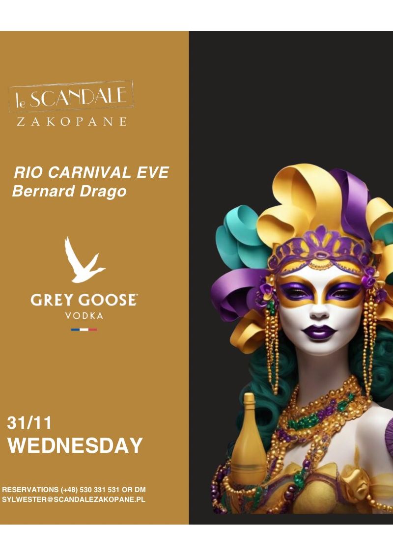 RIO CARNIVAL - Sylwester w Le Scandale Zakopane